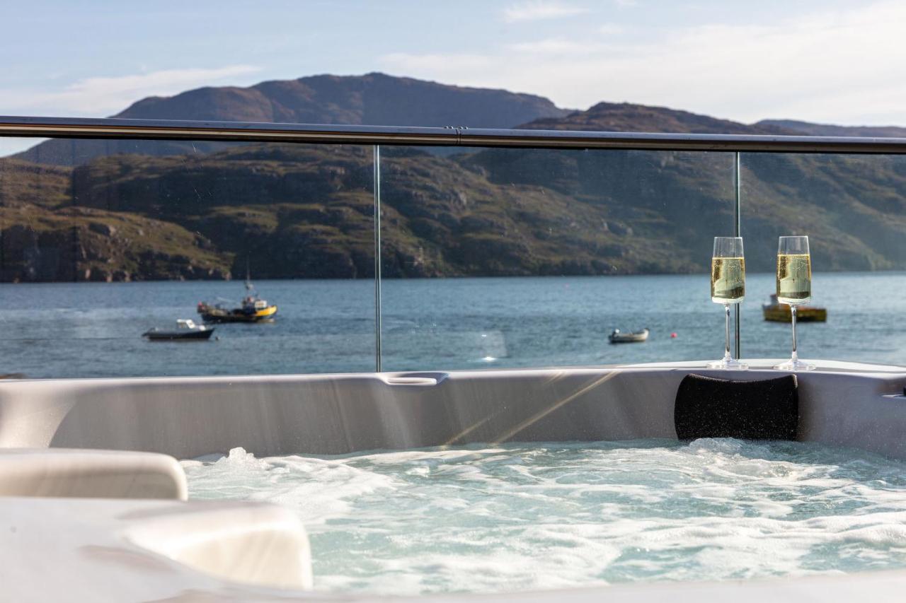 Birches Lodge With Hot Tub Dundonnell Экстерьер фото